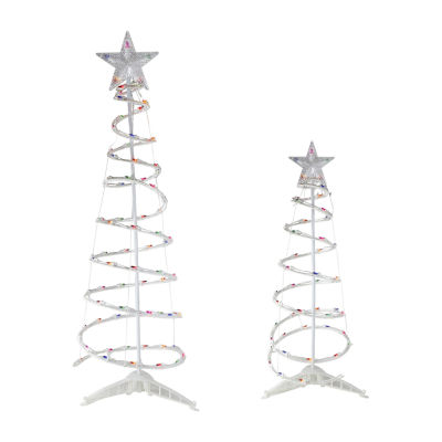 Northlight Lighted Spiral Cone 6 Foot Pre-Lit Christmas Tree