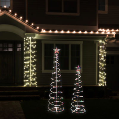 Northlight Lighted Spiral Cone 6 Foot Pre-Lit Christmas Tree