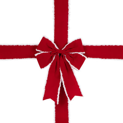 Northlight 14ft Velvet  Door Bow Indoor Velvet Ribbon