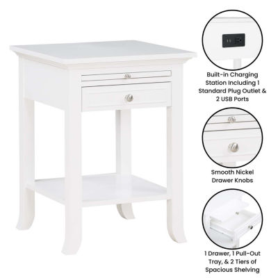 Logan 1-Drawer End Table