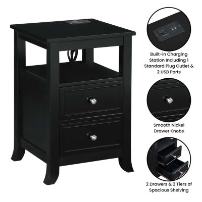 Melbourne 2-Drawer End Table