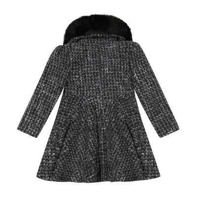 S Rothschild Little & Big Girls Midweight Dress Coat