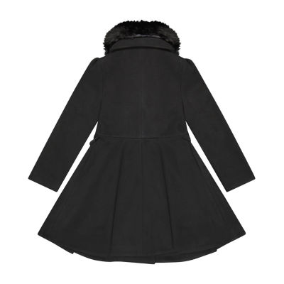 S Rothschild Little & Big Girls Midweight Swing Coat