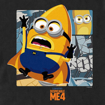 Mens Short Sleeve Despicable Me 4 Graphic T-Shirt