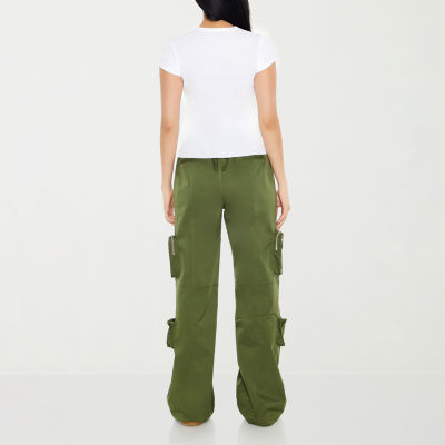 Forever 21 Womens Mid Rise Straight Cargo Pant-Juniors