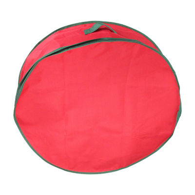 Northlight Red And Green 24 Inch Wreath Storage Bags