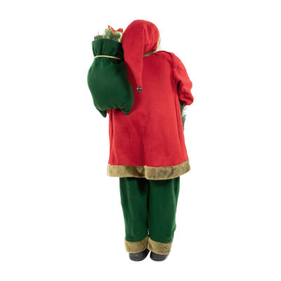 Northlight 60in Wreath Christmas Santa Figurine