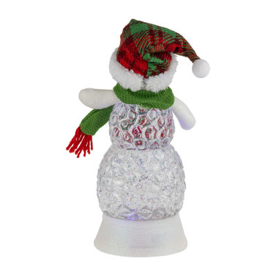 Northlight 11in Led Acrylic Snowman Snow Globe