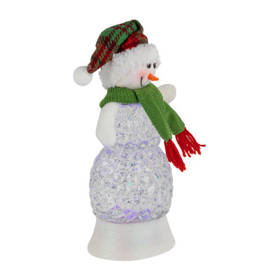 Northlight 11in Led Acrylic Snowman Snow Globe