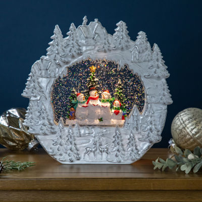 Northlight 9.5in Led Snowmen Snow Globe