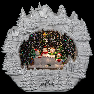 Northlight 9.5in Led Snowmen Snow Globe