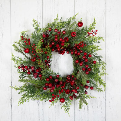 Northlight Cedar And Pine Indoor Christmas Wreath