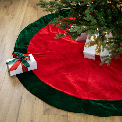 Northlight 60in Green Border Indoor Tree Skirt