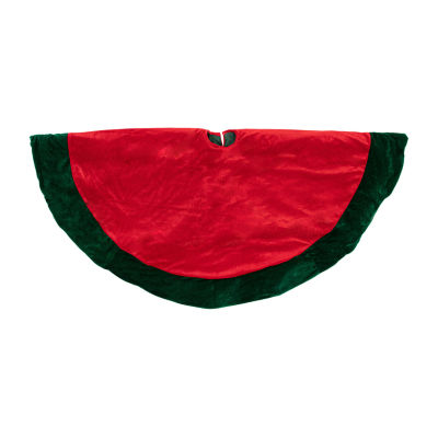 Northlight 60in Green Border Indoor Tree Skirt