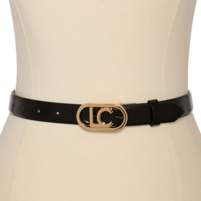 Liz Claiborne Oval Logo Womens Belt