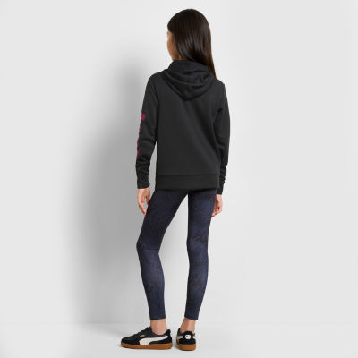 PUMA Big Girls Fleece Zipper Hoodie