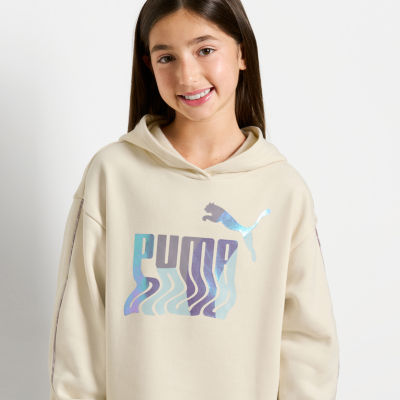 PUMA Big Girls Fleece Hoodie