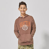 Thereabouts Little & Big Boys Fleece Hoodie, Xxl (22) Husky, Brown