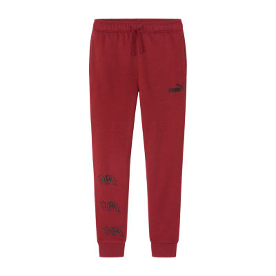 PUMA Big Boys Cuffed Fleece Jogger Pant