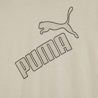 PUMA Big Boys Crew Neck Long Sleeve Graphic T-Shirt