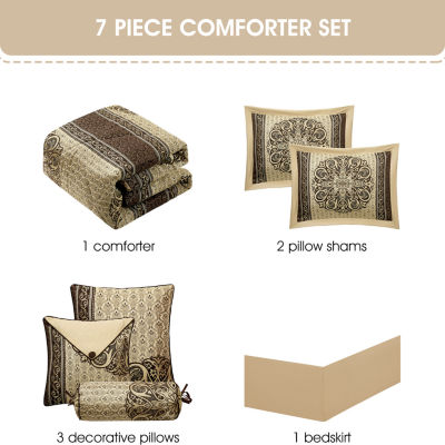 Stratford Park Austin 7pc Midweight Comforter Set