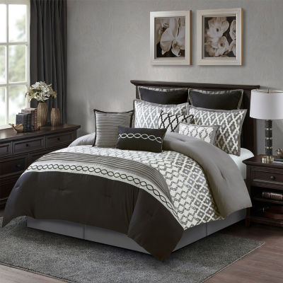 Stratford Park Kelvin 10pc Midweight Comforter Set