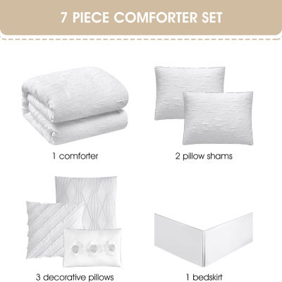 Stratford Park Fenna 7-pc. Lightweight Comforter Set