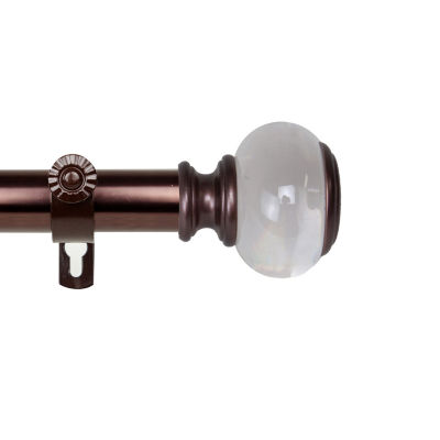 Rod Desyne Ironwood 1 Adjustable Curtain