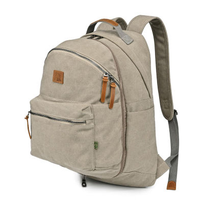 TSD Brand Trail Tree Double Canvas Laptop Backpack