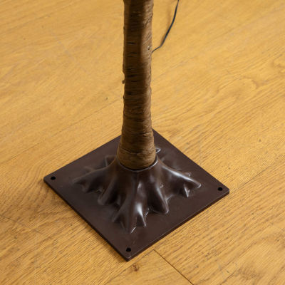 Nearly Natural 4ft Pre-Lit Green Autumn Oak Lighted Indoor Artificial Tree