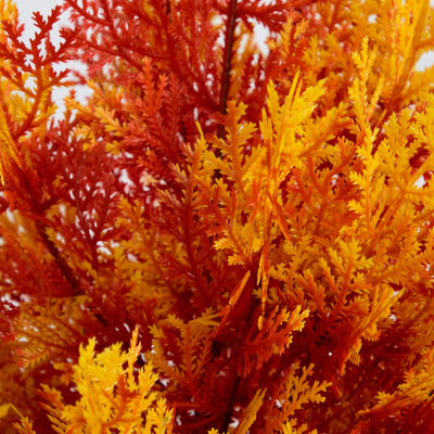 Nearly Natural 3ft Uv Resistant Autumn Cedar Indoor Outdoor Artificial Tree