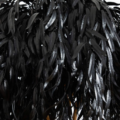 Nearly Natural 6ft Halloween Black Willow Indoor Artificial Tree