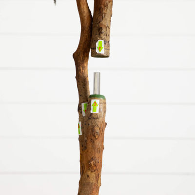 Nearly Natural 6ft Halloween Black Willow Indoor Artificial Tree