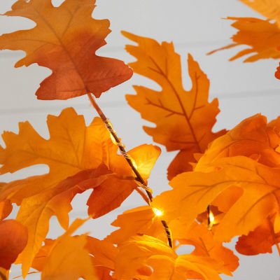 Nearly Natural 5ft Pre-Lit Autumn Maple Lighted Indoor Artificial Tree