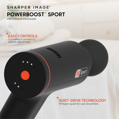  Sharper Image® Powerboost™ Sport Percussion Deep Tissue Massager