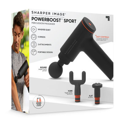  Sharper Image® Powerboost™ Sport Percussion Deep Tissue Massager