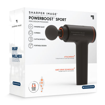  Sharper Image® Powerboost™ Sport Percussion Deep Tissue Massager