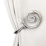 Rod Desyne Decorative Holdbacks with Spiral Finials