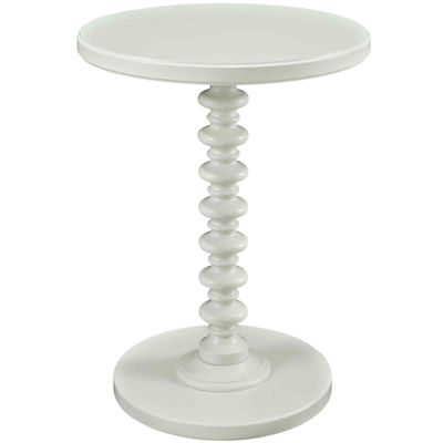 Kendall Pedestal Accent TableJCPenney, Color White