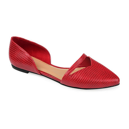  Womens > shoes > Ballet Flats-Journee Collection Womens Braely Pointed Toe Ballet Flats