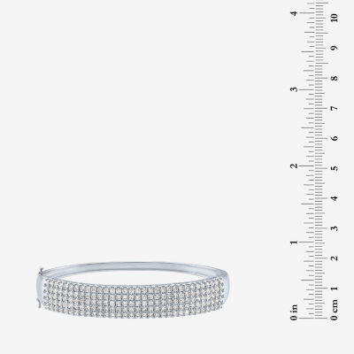 G-H / Si2-I1) CT. T.W. Lab Grown Diamond 10K Gold Bangle Bracelet