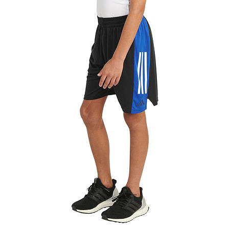 adidas Big Boys Mid Rise Pull-On Short, X-large (18-20), Black