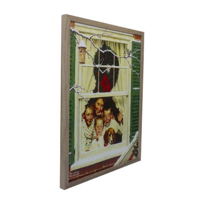 Northlight Lighted Norman Rockwell Canvas Art