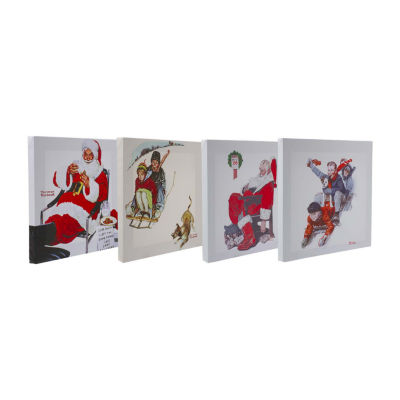 Northlight Classic Holiday Scene Canvas Art