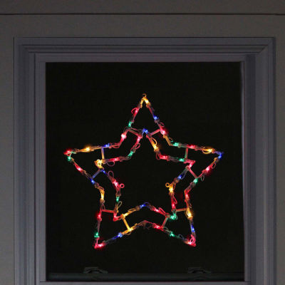 Northlight 16in Prelit Star Christmas Window Decor