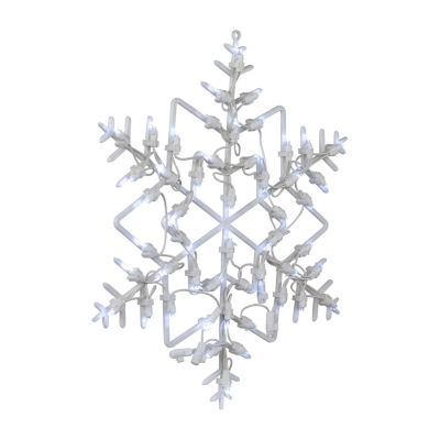 Northlight 18in Led Snowflake Christmas Window Decor