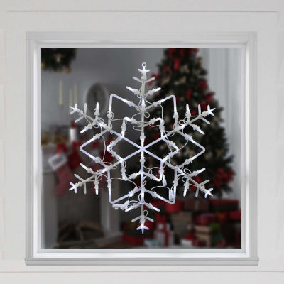 Northlight 18in Led Snowflake Christmas Window Decor