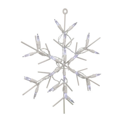 Northlight 12in Led Snowflake Christmas Window Decor