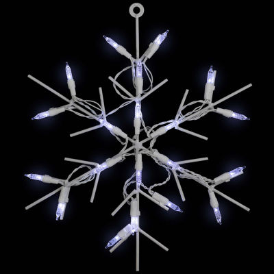 Northlight 12in Led Snowflake Christmas Window Decor