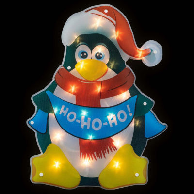 Northlight 17.5in Prelit Penguin Christmas Window Decor